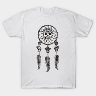 Dream catcher sugarskull day of the dead. T-Shirt